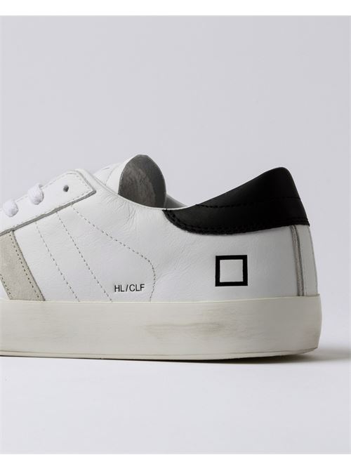Scarpe Hill Low Calf colore white/black DATE | HILL LOW CALFWHITE BLACK